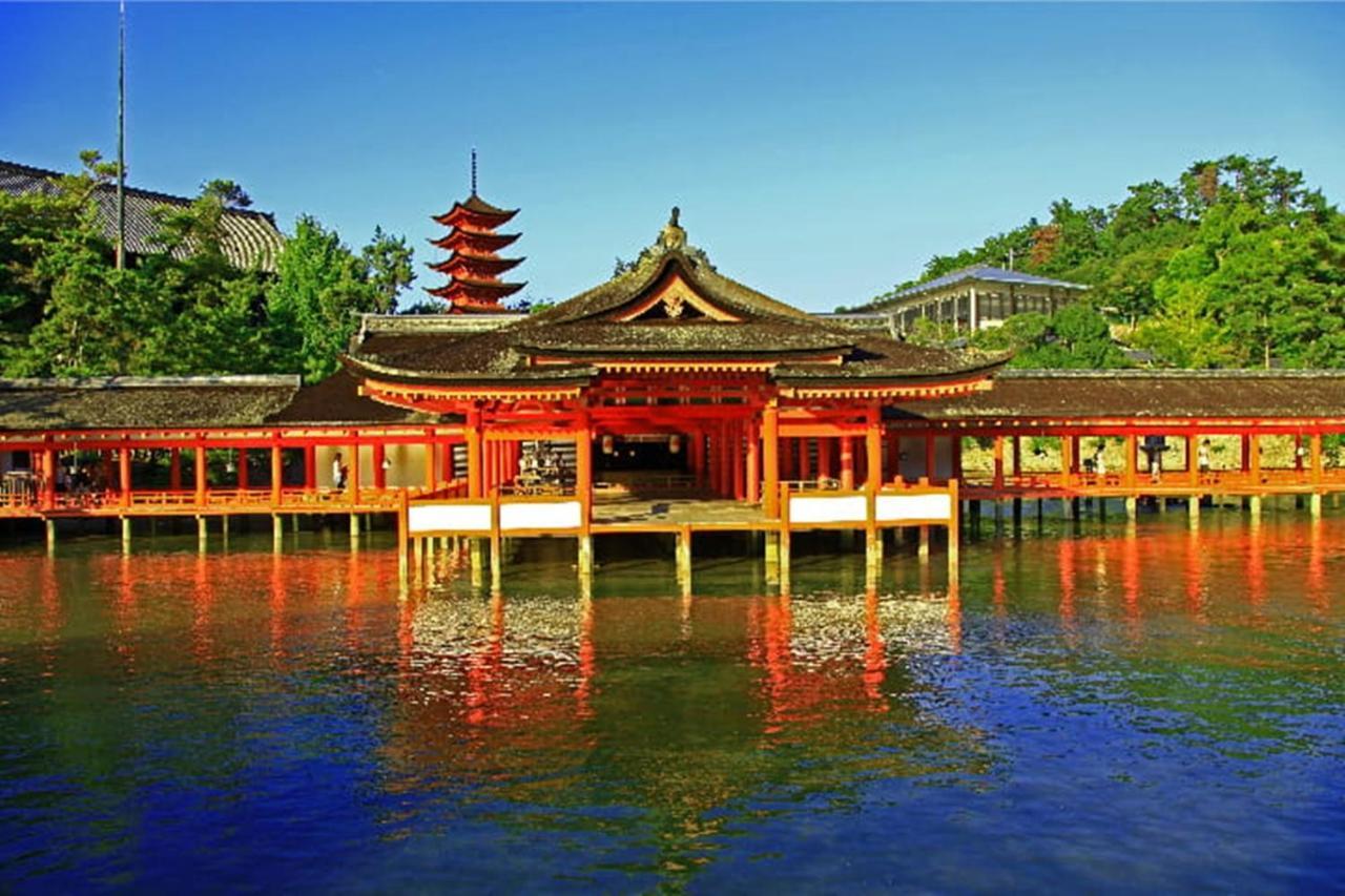 Miyajima Shiro Hotell Hatsukaichi Exteriör bild